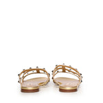 Sandalo slide Rockstud in nappa laminata 7W2S0C49 QKHI8M VALENTINO GARAVANI 
