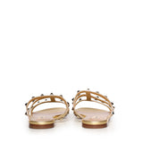 Sandalo slide Rockstud in nappa laminata 7W2S0C49 QKHI8M VALENTINO GARAVANI 