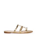 Sandalo slide Rockstud in nappa laminata 7W2S0C49 QKHI8M VALENTINO GARAVANI 