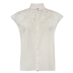 Camicia in popeline ricamata 8B3AA0C5 9VN0BO VALENTINO GARAVANI 