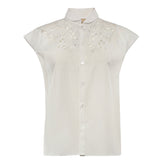 Camicia in popeline ricamata 8B3AA0C5 9VN0BO VALENTINO GARAVANI 