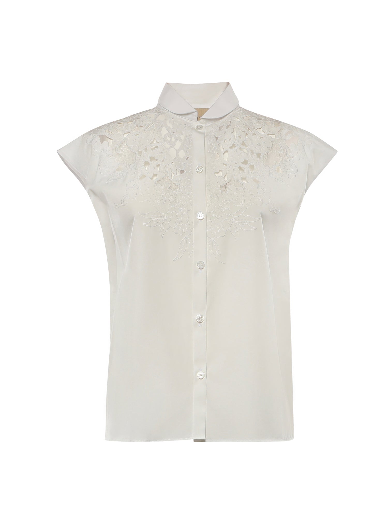 Camicia in popeline ricamata 8B3AA0C5 9VN0BO VALENTINO GARAVANI 