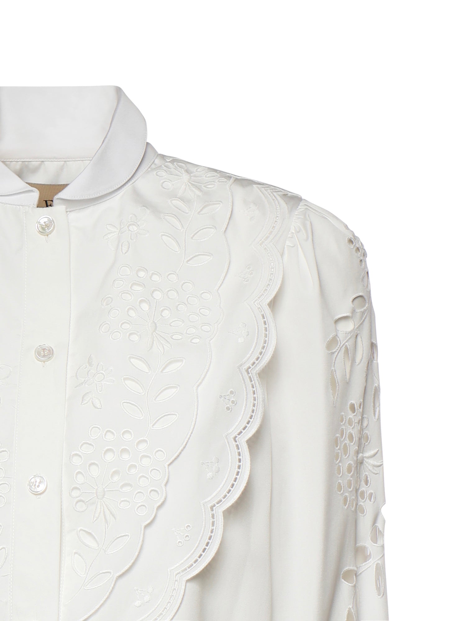 Camicia in popeline ricamata 8B3AB820 9VN0BO VALENTINO GARAVANI 