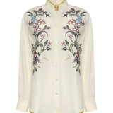 Camicia in lino ricamata 8B3AB826 9M4AM0 VALENTINO GARAVANI 