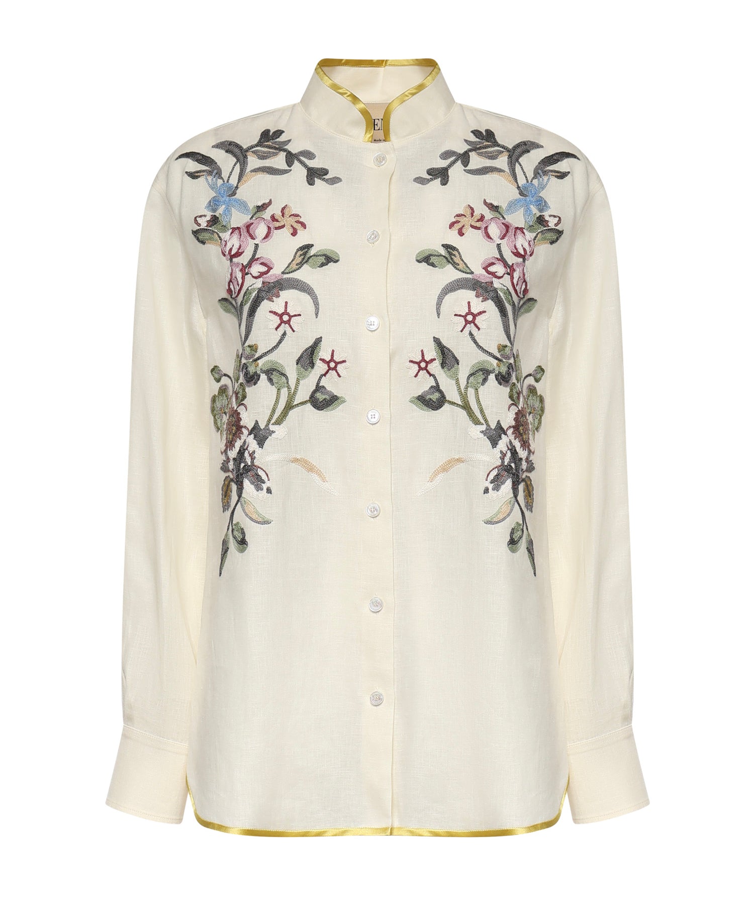 Camicia in lino ricamata 8B3AB826 9M4AM0 VALENTINO GARAVANI 