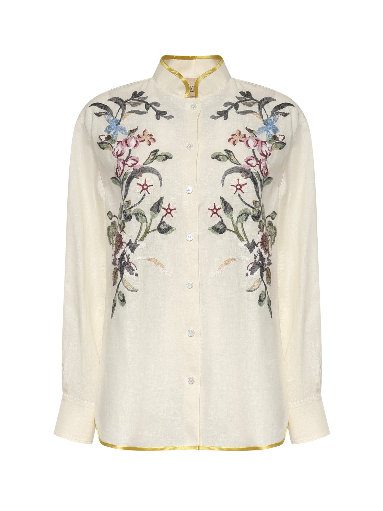 Camicia in lino ricamata 8B3AB826 9M4AM0 VALENTINO GARAVANI 