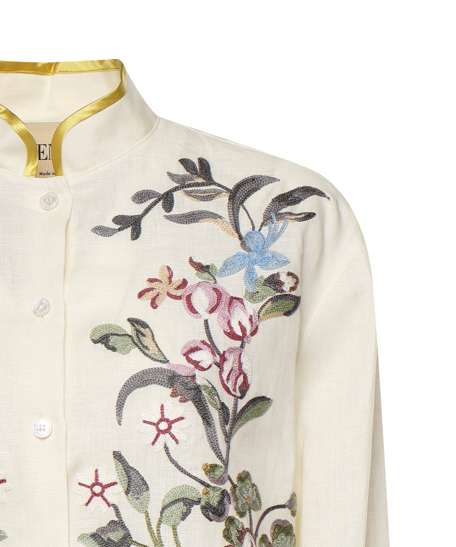 Camicia in lino ricamata 8B3AB826 9M4AM0 VALENTINO GARAVANI 