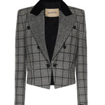 Giacca in lana motivo check 8B3CE585 9W7C1W VALENTINO GARAVANI 