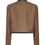Giacca cropped in lana pied de poule 8B3CE5C0 A0KD8Q VALENTINO GARAVANI 