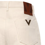 Shorts in denim di cotone 8B3DD22W 9Y5A03 VALENTINO GARAVANI 