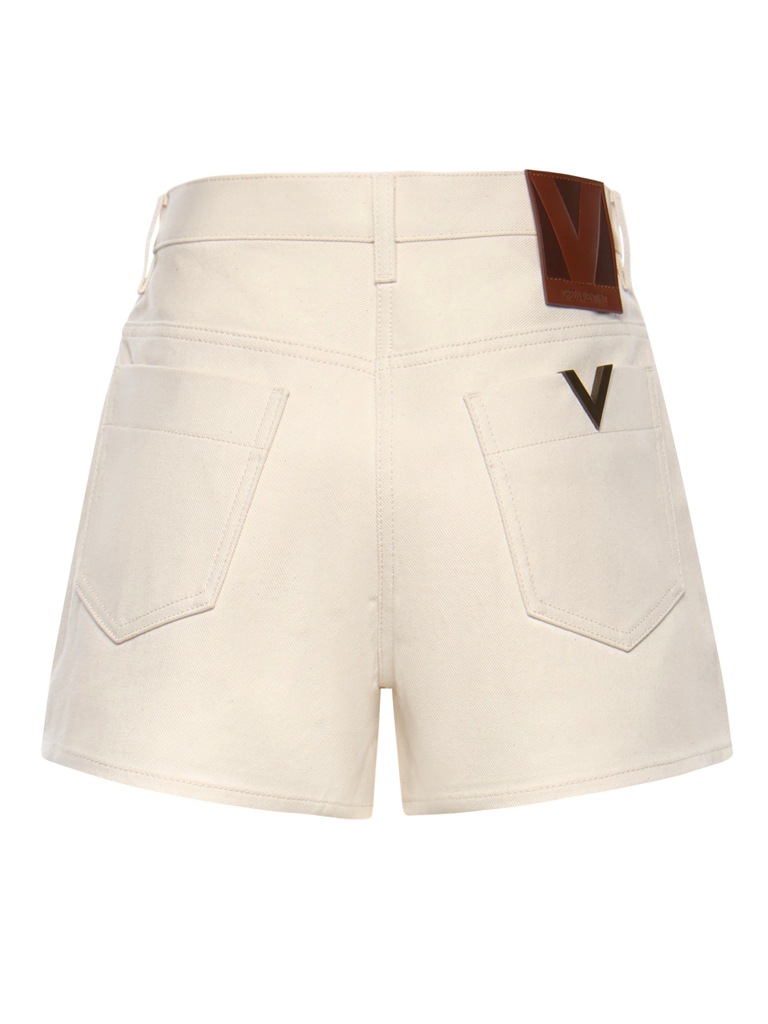Shorts in denim di cotone 8B3DD22W 9Y5A03 VALENTINO GARAVANI 