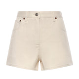 Shorts in denim di cotone 8B3DD22W 9Y5A03 VALENTINO GARAVANI 