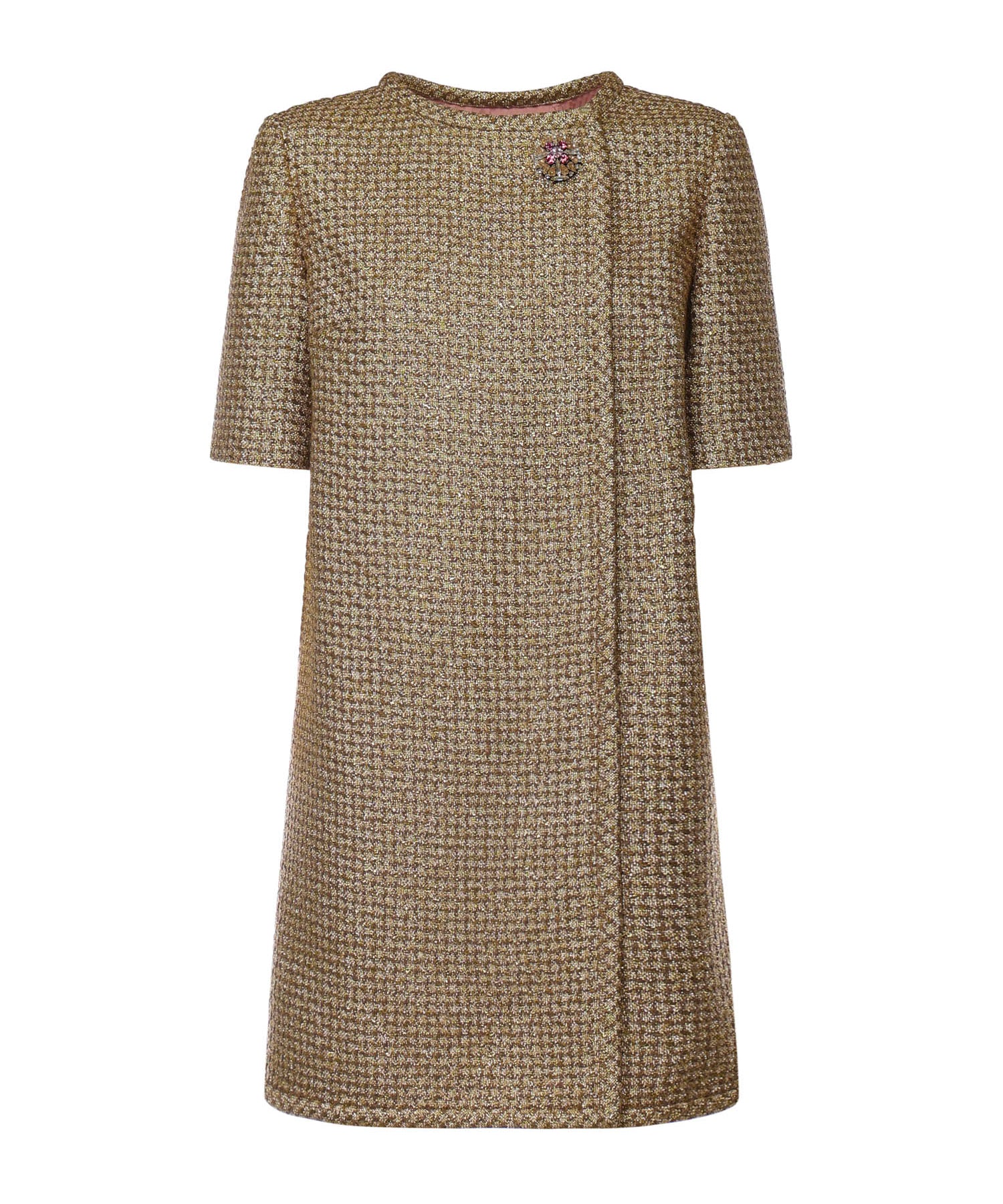 Abito corto in tweed canestrello lurex 8B3VAHP3 A11G70 VALENTINO GARAVANI 