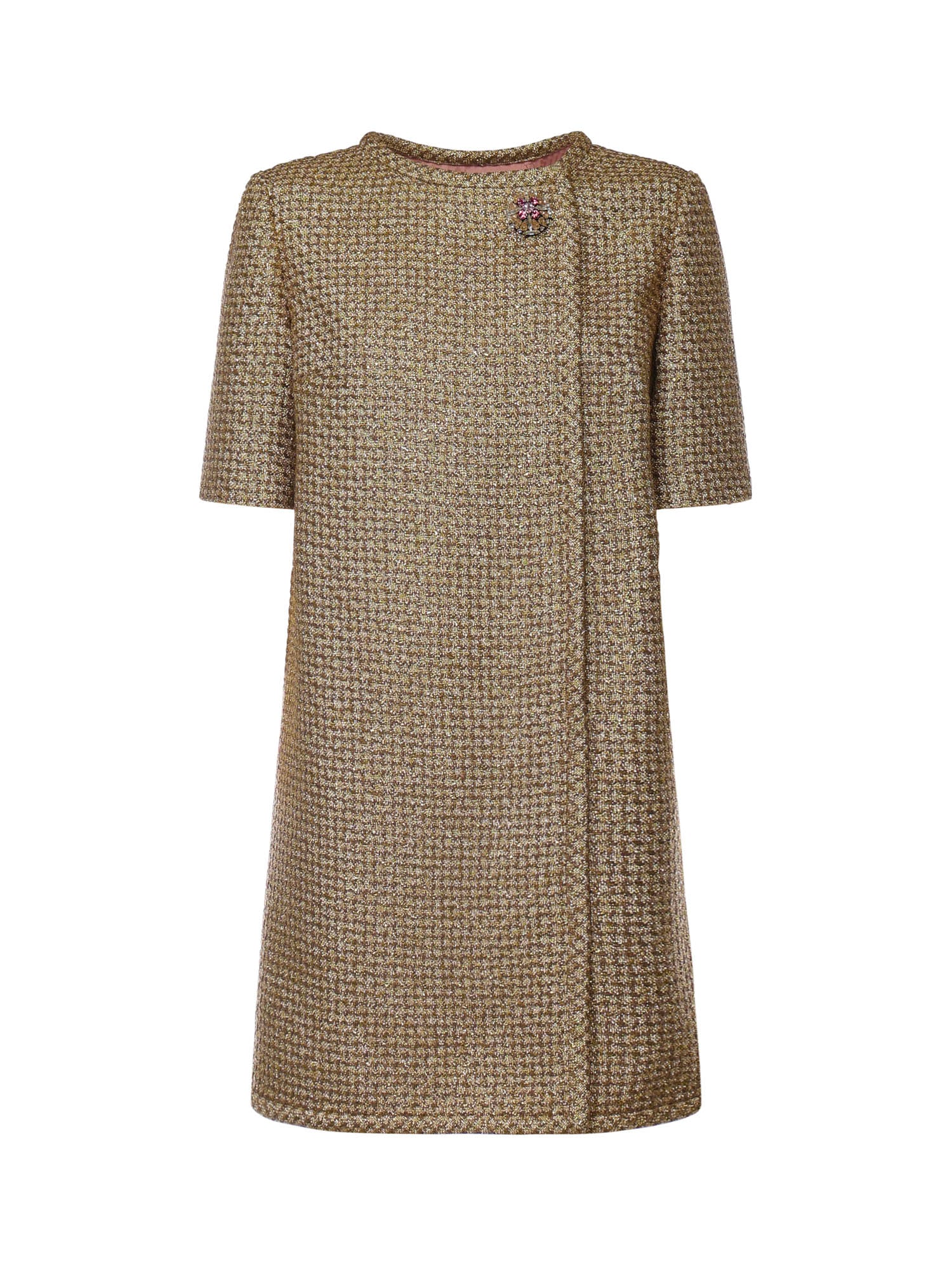Abito corto in tweed canestrello lurex 8B3VAHP3 A11G70 VALENTINO GARAVANI 