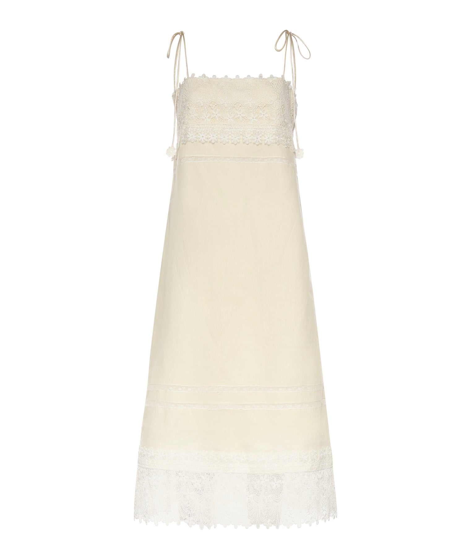 Abito midi in lino 8B3VAJM5 9M4A03 VALENTINO GARAVANI 