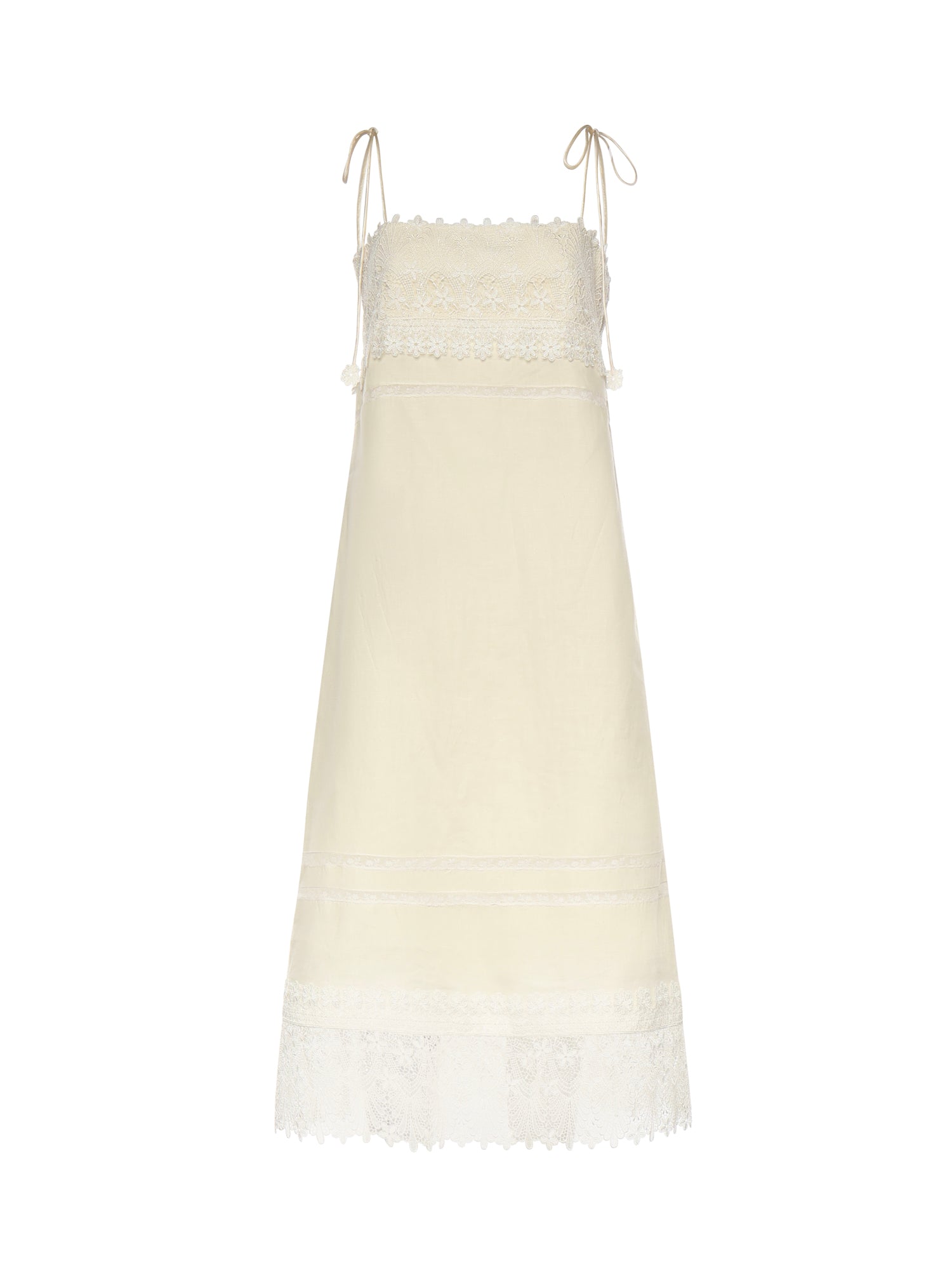 Abito midi in lino 8B3VAJM5 9M4A03 VALENTINO GARAVANI 