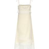 Abito midi in lino 8B3VAJM5 9M4A03 VALENTINO GARAVANI 