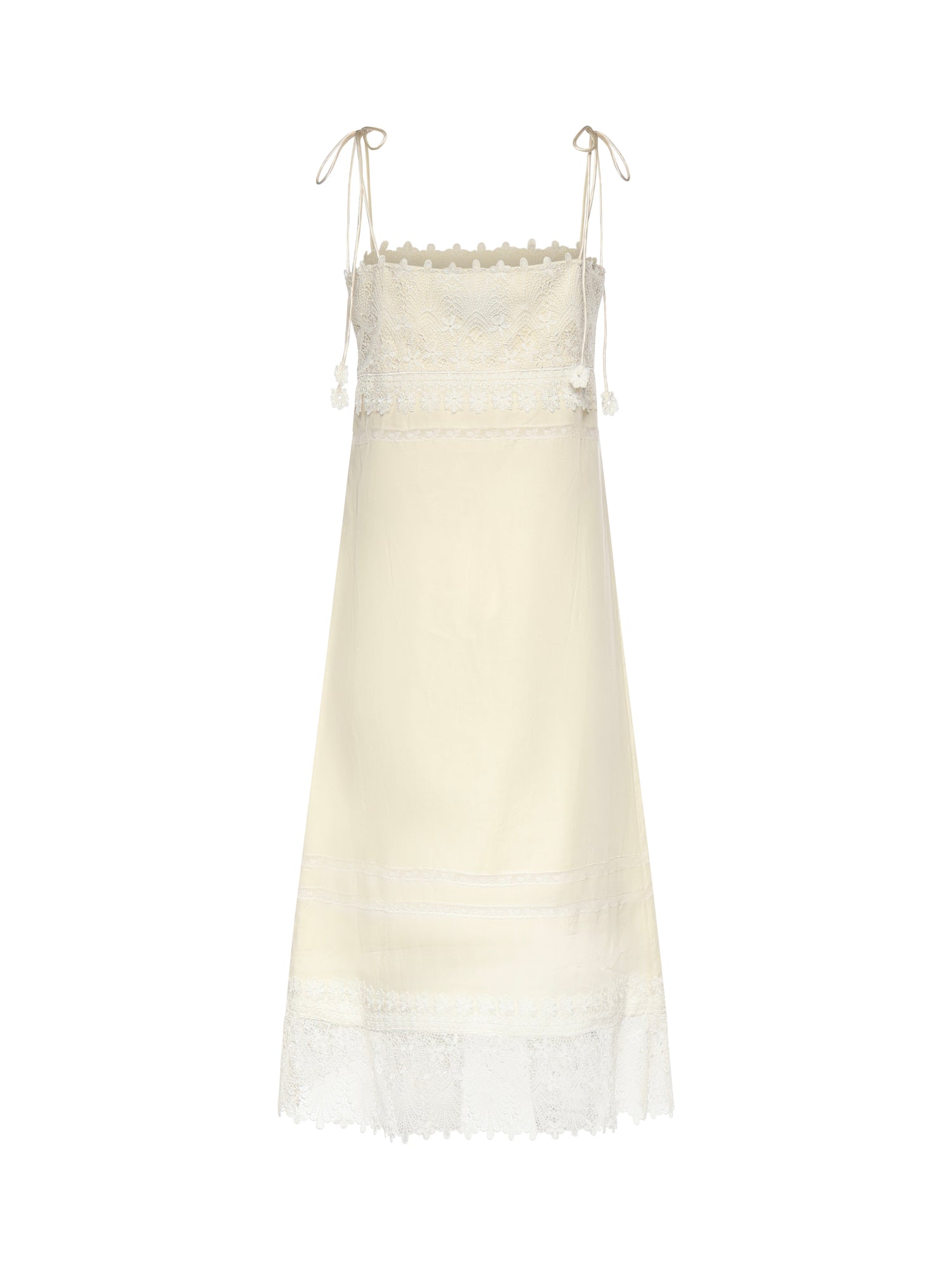 Abito midi in lino 8B3VAJM5 9M4A03 VALENTINO GARAVANI 