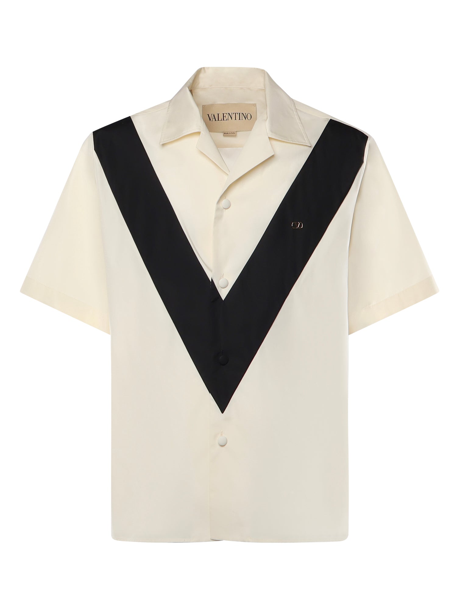 Camicia bowling in popeline di cotone 8V3AAV11 B570AN VALENTINO GARAVANI 