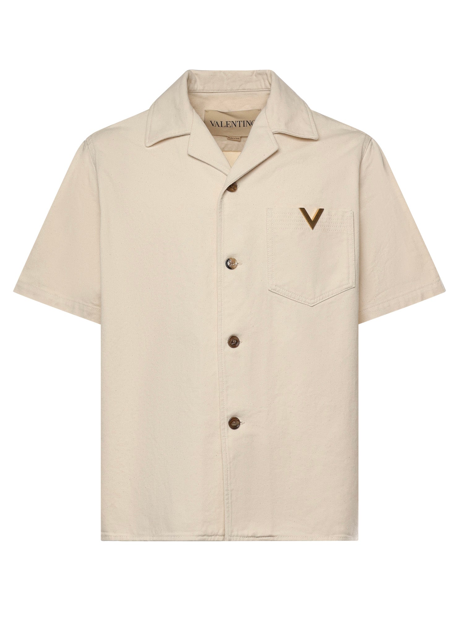 Camicia in denim con Vgold 8V3DBA10 B9WA03 VALENTINO GARAVANI 