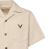 Camicia in denim con Vgold 8V3DBA10 B9WA03 VALENTINO GARAVANI 