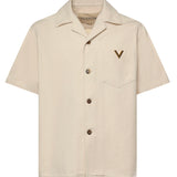Camicia in denim con Vgold 8V3DBA10 B9WA03 VALENTINO GARAVANI 