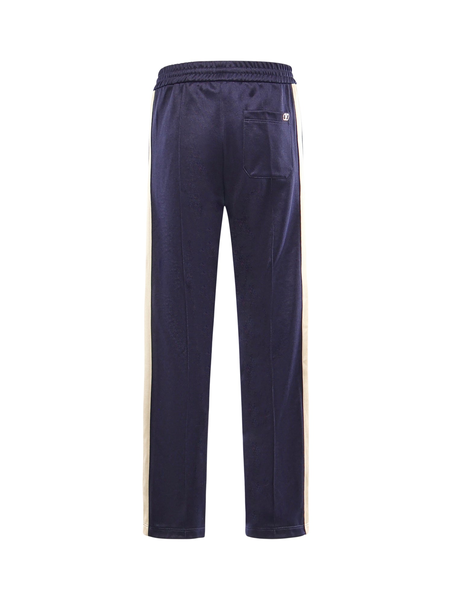 Pantaloni in acetato con patch Vlogo 8V3MD05N BBPBLB VALENTINO GARAVANI 