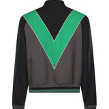 Felpa in nylon con V intarsiata 8V3MF29L AYYC2P VALENTINO GARAVANI 