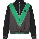 Felpa in nylon con V intarsiata 8V3MF29L AYYC2P VALENTINO GARAVANI 
