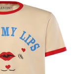 T-shirt in cotone con stampa 8V3MG17D BC7RHK VALENTINO GARAVANI 