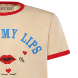 T-shirt in cotone con stampa 8V3MG17D BC7RHK VALENTINO GARAVANI 