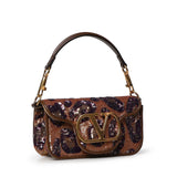 Borsa piccola a spalla Valentino Garavani Locò ricamata animalier 8W0B0K53 YHUFJY VALENTINO GARAVANI 
