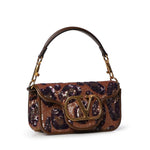 Borsa piccola a spalla Valentino Garavani Locò ricamata animalier 8W0B0K53 YHUFJY VALENTINO GARAVANI 