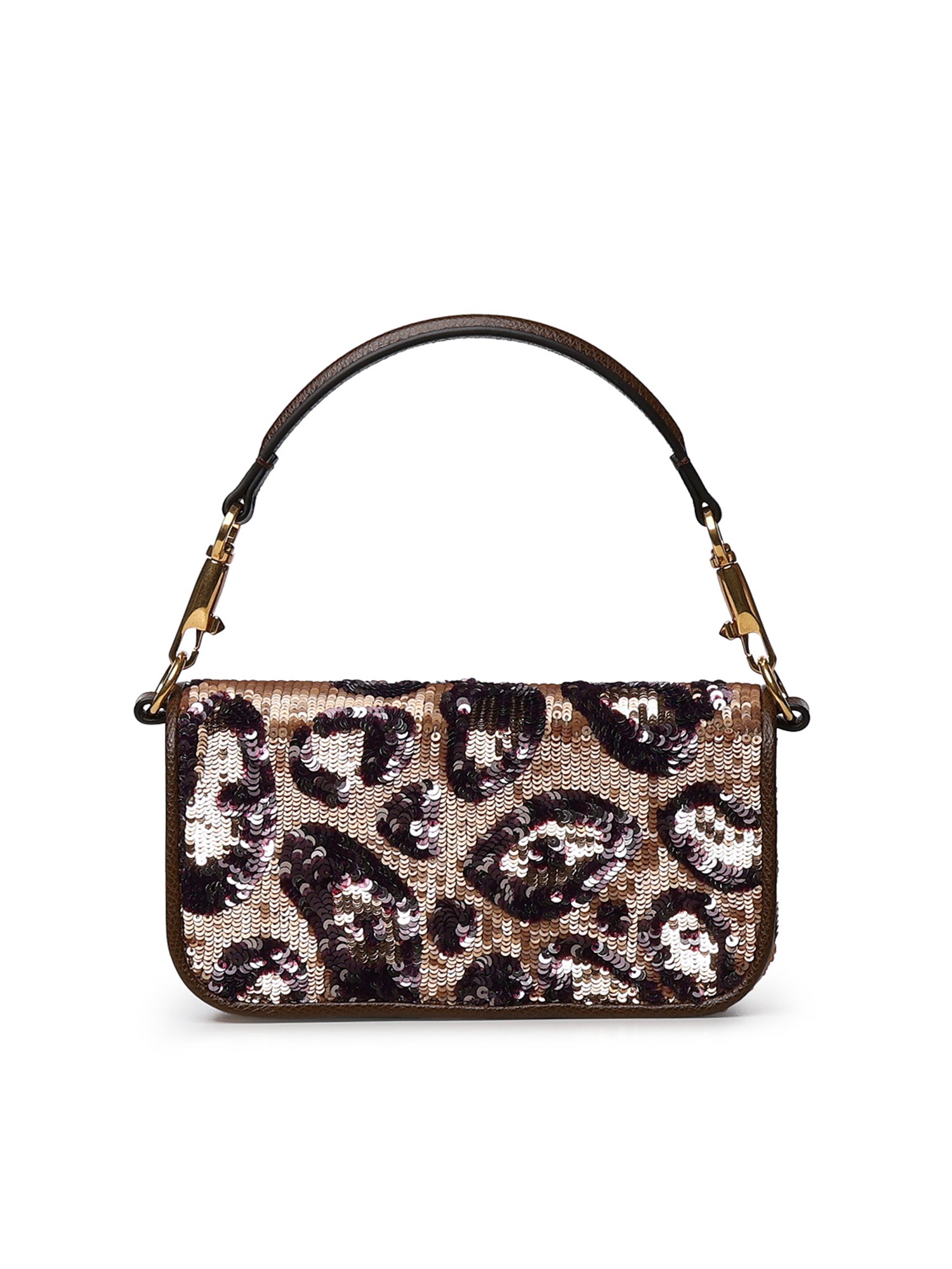 Borsa piccola a spalla Valentino Garavani Locò ricamata animalier 8W0B0K53 YHUFJY VALENTINO GARAVANI 