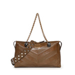 Borsa a spalla Panthea in nappa motivo chevron 8W0B0S70 UYFBGQ VALENTINO GARAVANI 