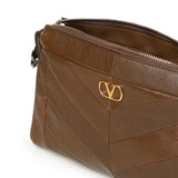 Borsa a tracolla Panthea in nappa motivo chevron 8W0B0S99 UYFBGQ VALENTINO GARAVANI 