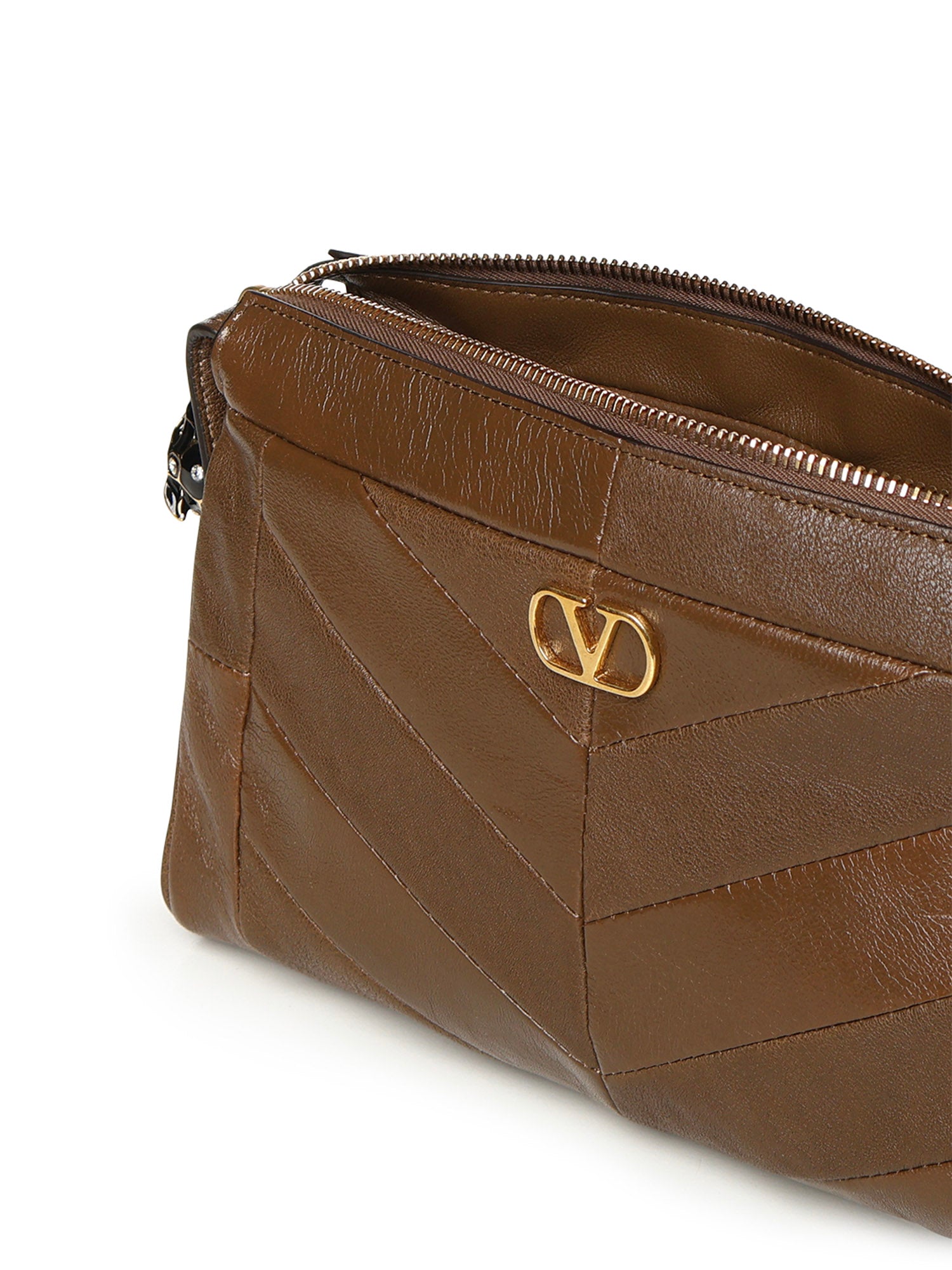 Borsa a tracolla Panthea in nappa motivo chevron 8W0B0S99 UYFBGQ VALENTINO GARAVANI 