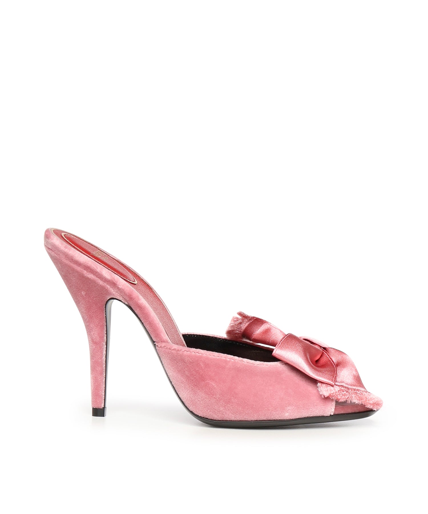 Mules Marie A in velluto con fiocco 8W0S0PK0 XGTEV9 VALENTINO GARAVANI 