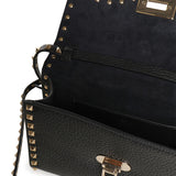 Borsa piccola a tracolla Rockstud in vitello granato 8W2B0181 VSF0NO VALENTINO GARAVANI 