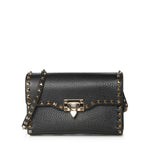 Borsa piccola a tracolla Rockstud in vitello granato 8W2B0181 VSF0NO VALENTINO GARAVANI 