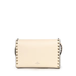 Borsa piccola a tracolla Rockstud in vitello granato 8W2B0181 VSFI16 VALENTINO GARAVANI 