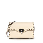 Borsa piccola a tracolla Rockstud in vitello granato 8W2B0181 VSFI16 VALENTINO GARAVANI 