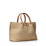 Borsa shopping media in rafia 8W2B0T01 QCLQZW VALENTINO GARAVANI 