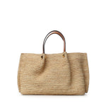 Borsa shopping media in rafia 8W2B0T01 QCLQZW VALENTINO GARAVANI 