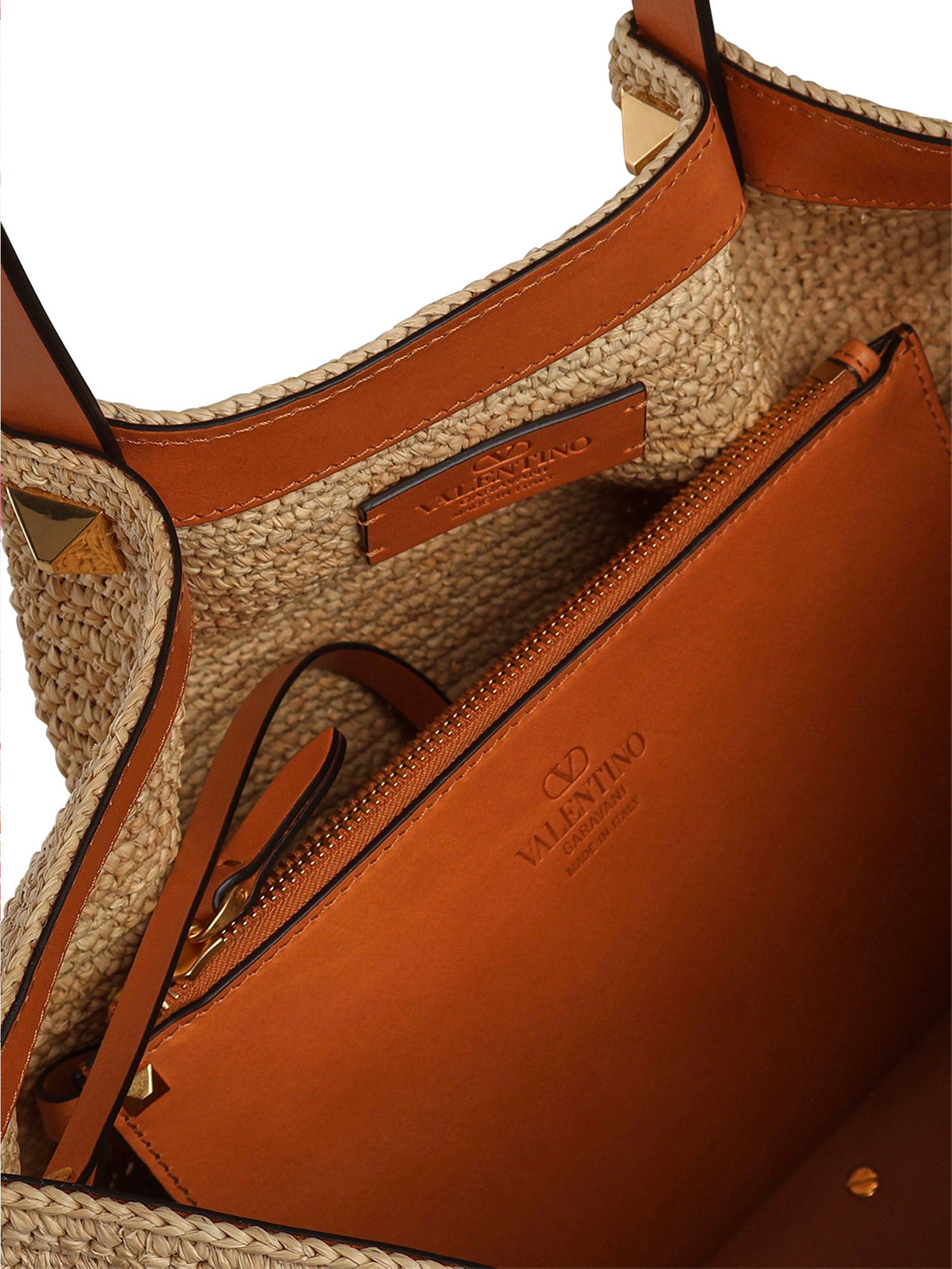 Borsa shopping media in rafia 8W2B0T01 QCLQZW VALENTINO GARAVANI 
