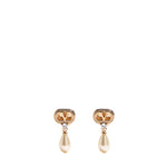 Orecchini Ovalette in metallo, perle e cristalli Swarovski® 8W2J0BG8 QVSBUJ VALENTINO GARAVANI 