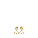 Orecchini VLogo Signature in metallo e cristalli Swarovski® 8W2J0H29 YCWMH5 VALENTINO GARAVANI 