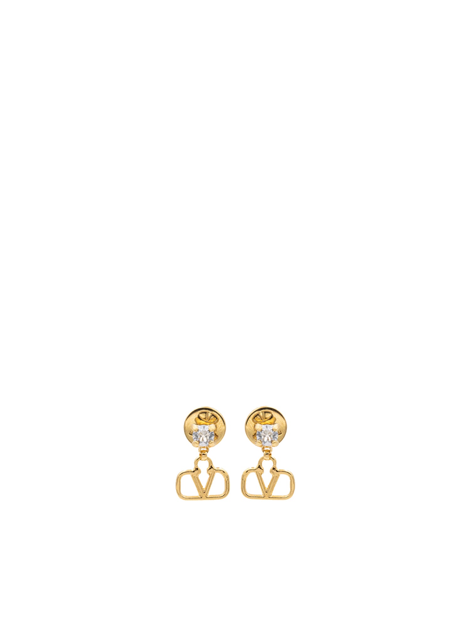 Orecchini VLogo Signature in metallo e cristalli Swarovski® 8W2J0H29 YCWMH5 VALENTINO GARAVANI 