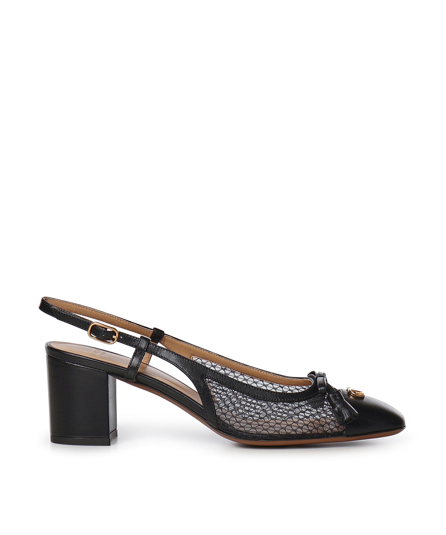 Décolleté slingback Valet Du Roi in rete e capretto 8W2S0MH9 PDY0NO VALENTINO GARAVANI 