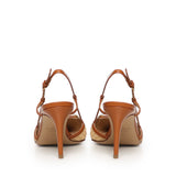 Décolleté slingback Vlogo Signature in rafia 8W2S0R01 THQDAD VALENTINO GARAVANI 